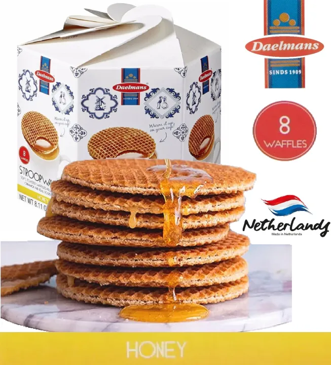 Daelman S Stroopwafels Honey G For Snacks Daelmans Daelman