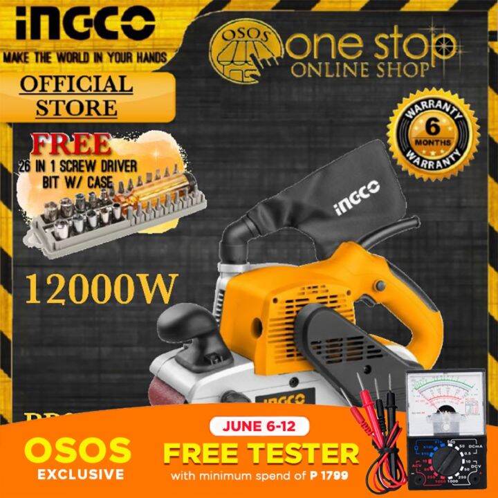 Ingco Original Belt Sander W With Free In Screwdriver Set