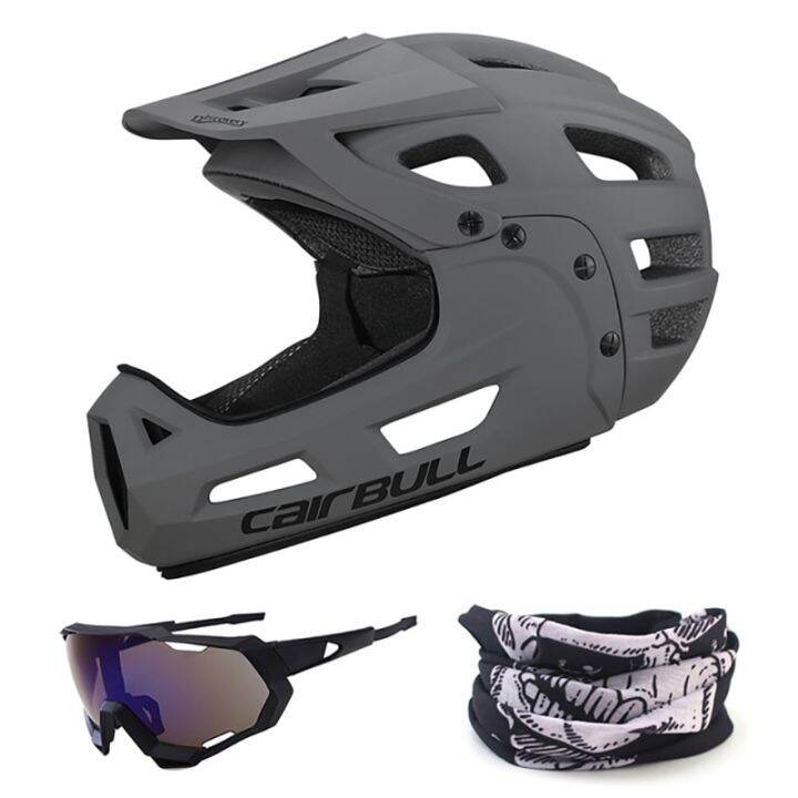 CAIRBULL Mountain Cross Country Bike Full Face Dowhill Helmet Casco