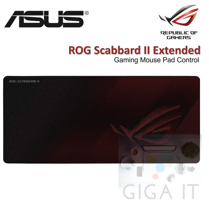 ASUS NC08 ROG Scabbard II Extended Gaming Mouse Pad Control สนคาแท