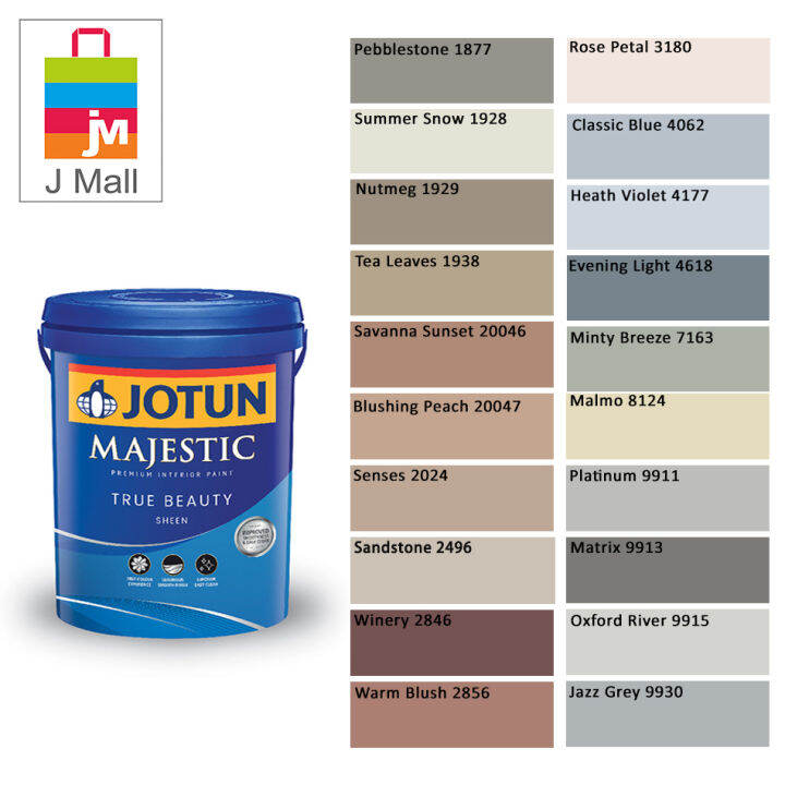 L Jotun Interior Majestic True Beauty Sheen Shades Of Grey