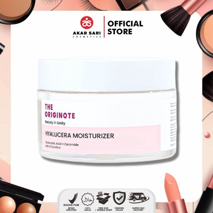 The Originote Hyalucera Moisturizer Gel Pelembab Wajah Ml Lazada