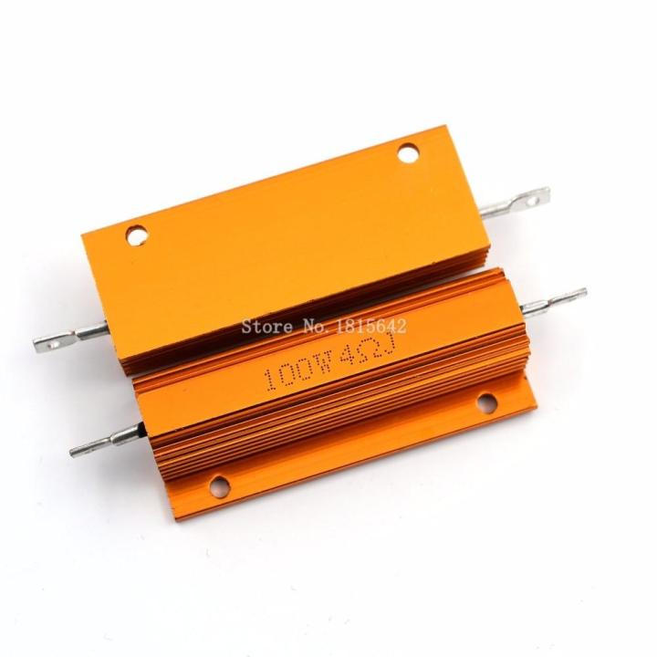 Rx W R Rj Watt Metal Shell Aluminium Gold Resistor High