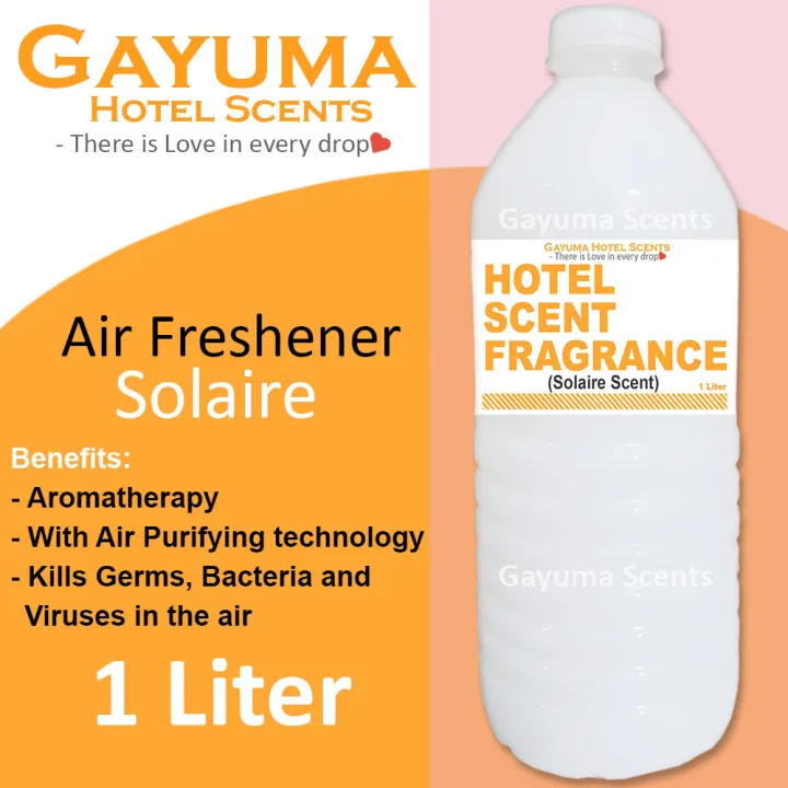 Gayuma Hotel Scents 1 Liter Water Based Fragrance Essential Oil Air