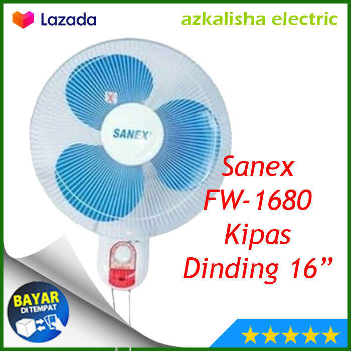 Sanex Kipas Angin Dinding FW 1680 Wall Fan 16 Inchi Lazada Indonesia