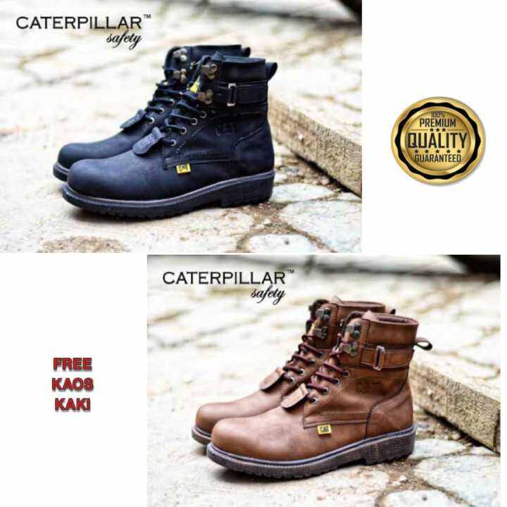 Sepatu Pdh Safety Boots CATERPILLAR PAJERO Ujung Besi Sepatu Proyek