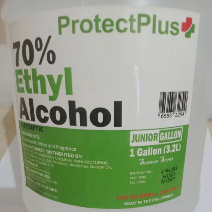 Xxprotect Plus Isopropyl And Ethyl Alcohol Liters Jr Gallon