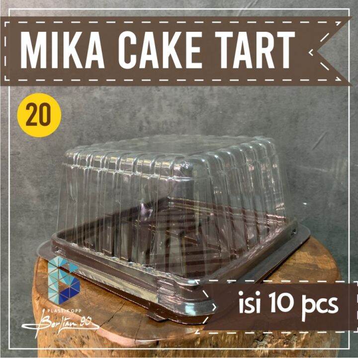 Mika Kue Tart Kotak Ct Isi Mika Cake Tart Kotak Mika Bolu