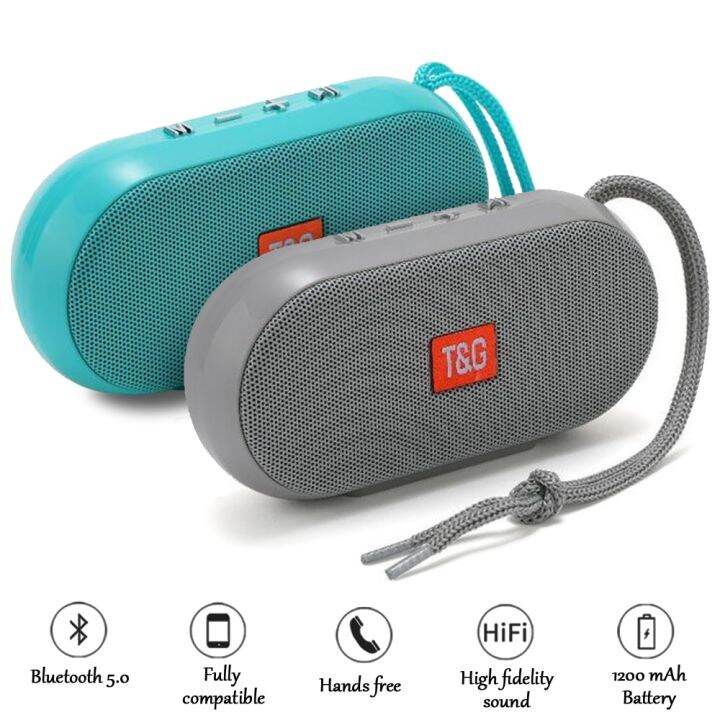 T G Portable Bluetooth Speaker Tws Wireless Speakers Waterproof Mini