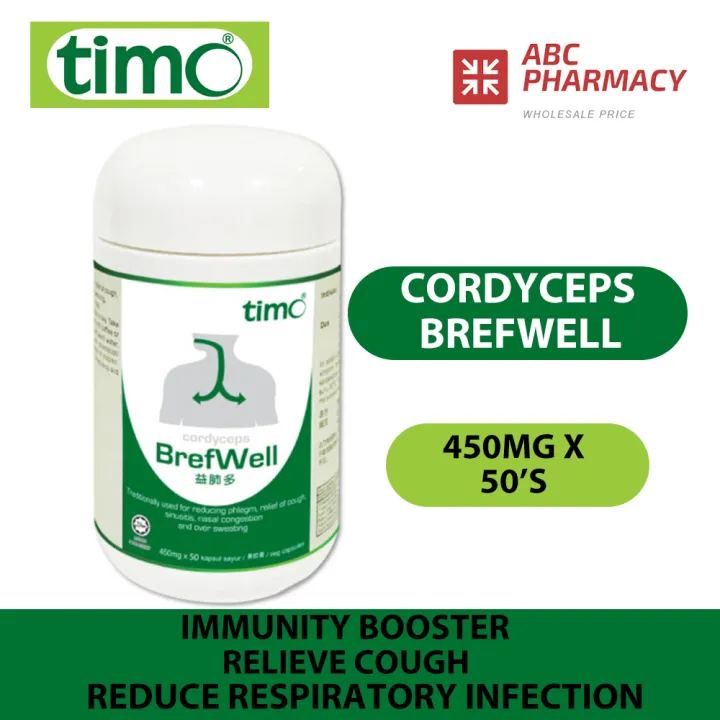 Timo Cordyceps Brefwell Mg X S Vege Capsule Lazada