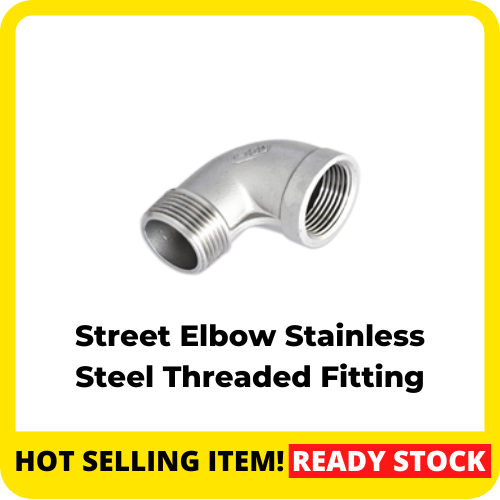 Street Elbow Stainless Steel Sus Threaded Fitting Bspt Lazada