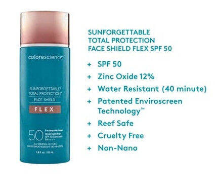 Colorescience Sunforgettable Face Shield Flex Spf Sunscreen Medium