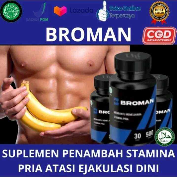 Broman Virall Kapsul Herbal Penyubur Sperma Menambah Durasi Penambah