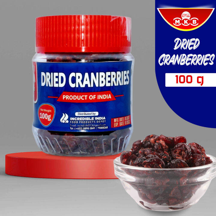 Dried Cranberries 100g In Jar Lazada PH