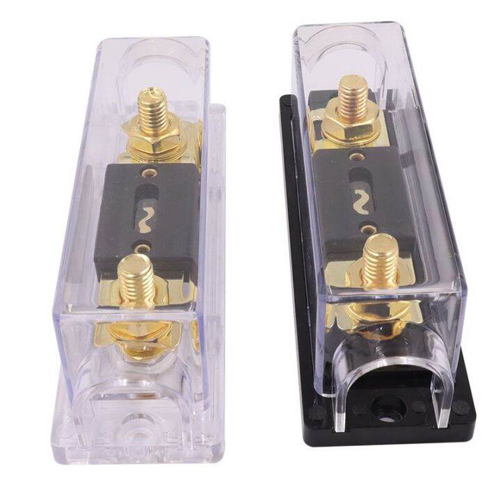 Car Audio Fuse Holder 60A Stereo Audio Single Way Agu Fuse Holder Power