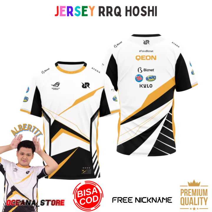 Jersey Rrq Mpl Season Baju Rrq Hoshi Premium Kaos Rrq Esport