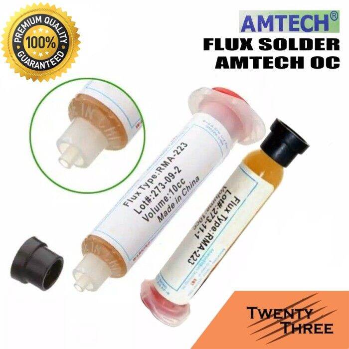 FLUX AMTECH AMT 223 Pasta Solder Suntik Minyak Solder Songka 10CC