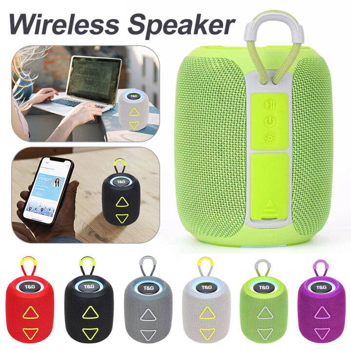 Wireless Speaker 1200mAh Portable Speaker Hands Free Call Subwoofer FM