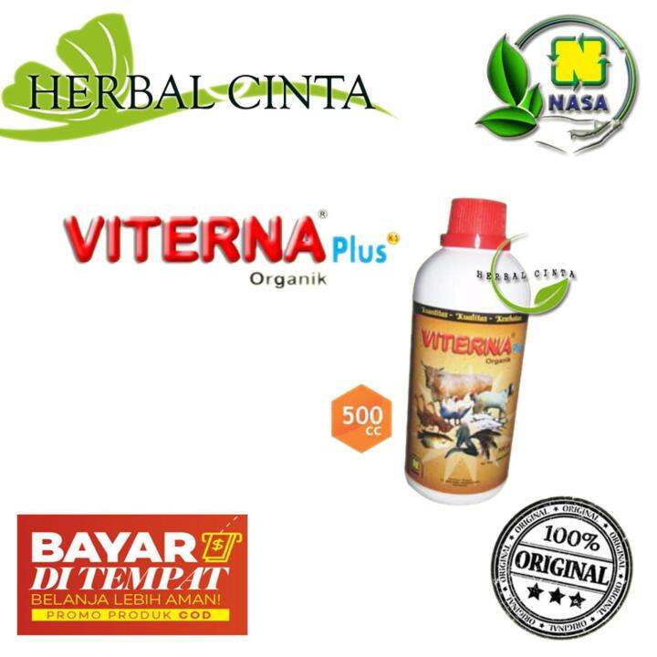 VITERNA Plus Vitamin Organik Ternak Dan Ikan NASA Kemasan 500cc