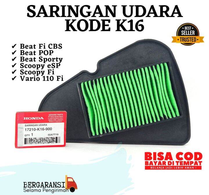 Filter Udara Beat Fi K Saringan Hawa Motor Honda Beat Fi