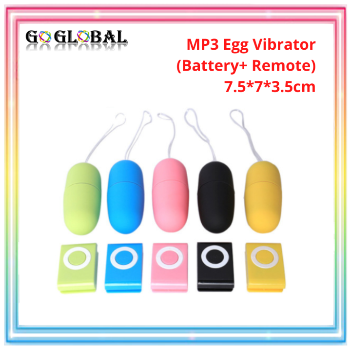 MP3 EGG Vibrator Bullet Vibrator Wanita Women Female Masturbation Sex