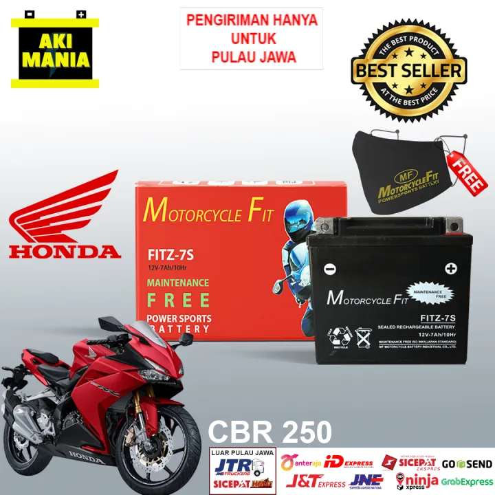 Aki Motor Honda Cbr Gtz S Aki Kering Motorcycle Fit Fitz S Lazada