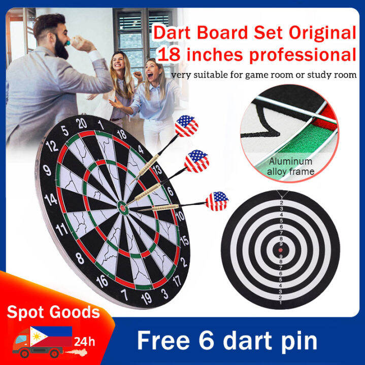 Free Dartsdart Board Set Original Double Sided Darts Board Set