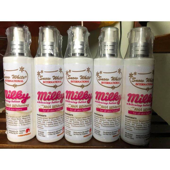 Snow White International Milky Whitening Lotion Lazada Ph