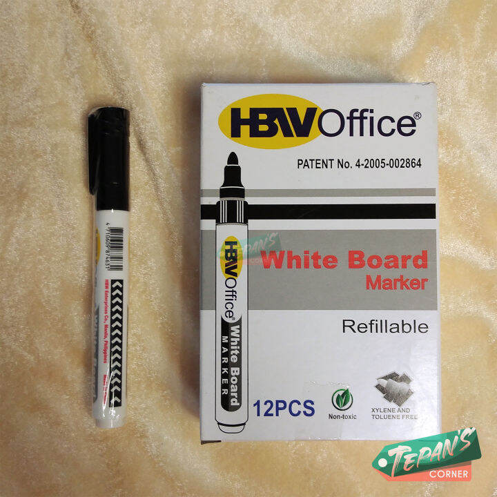 Hbw Refillable Whiteboard Marker Black Lazada Ph