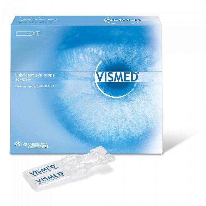 VISMED Lubricant Eye Drops 0 18 20x0 3ml Exp424 Lazada