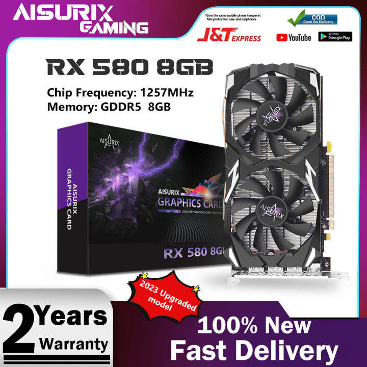 Aisurix New Amd Rx Gb Sp Video Card Bit Gddr Graphics