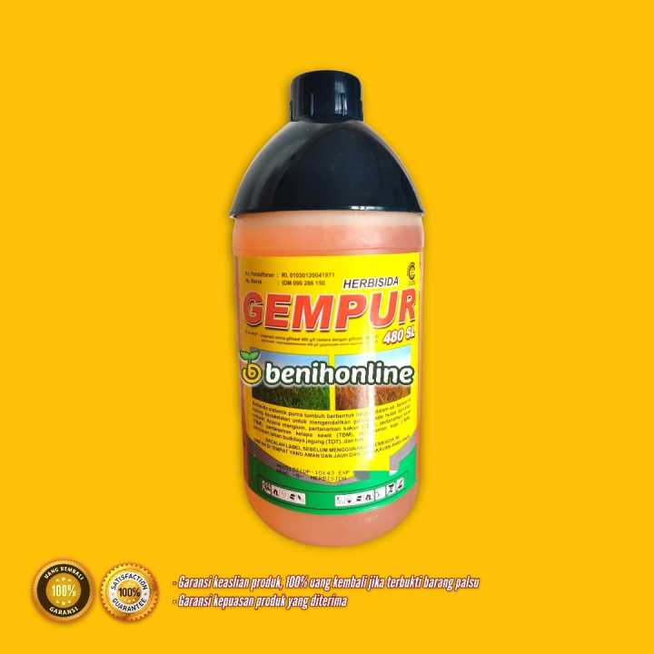 Herbisida Sistemik Gempur Sl Liter Petrokimia Kayaku Roundup