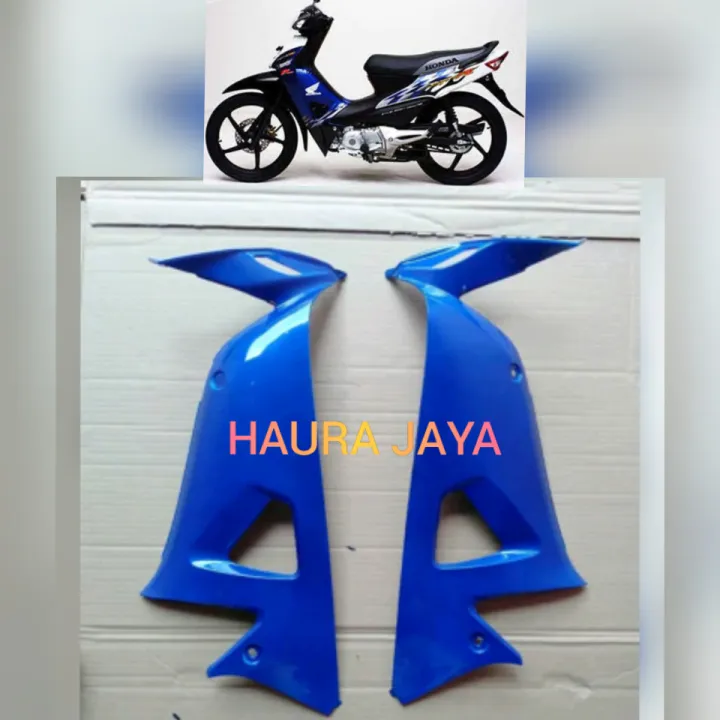 Legshield Sayap Dalam Supra Fit New Fit X Fit S Biru 2006 2008