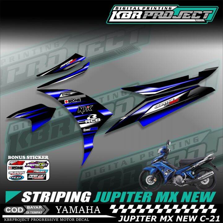 Jupiter Mx New Stiker Motor Keren Stiker Striping Jupiter Mx New Lis