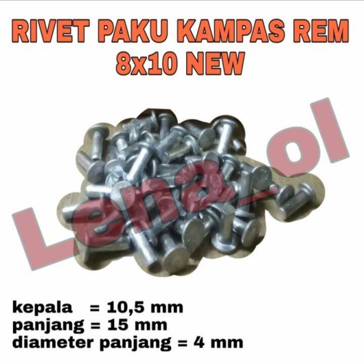 RIVET PAKU KAMPAS REM 8X10NEW MARUI Lazada Indonesia