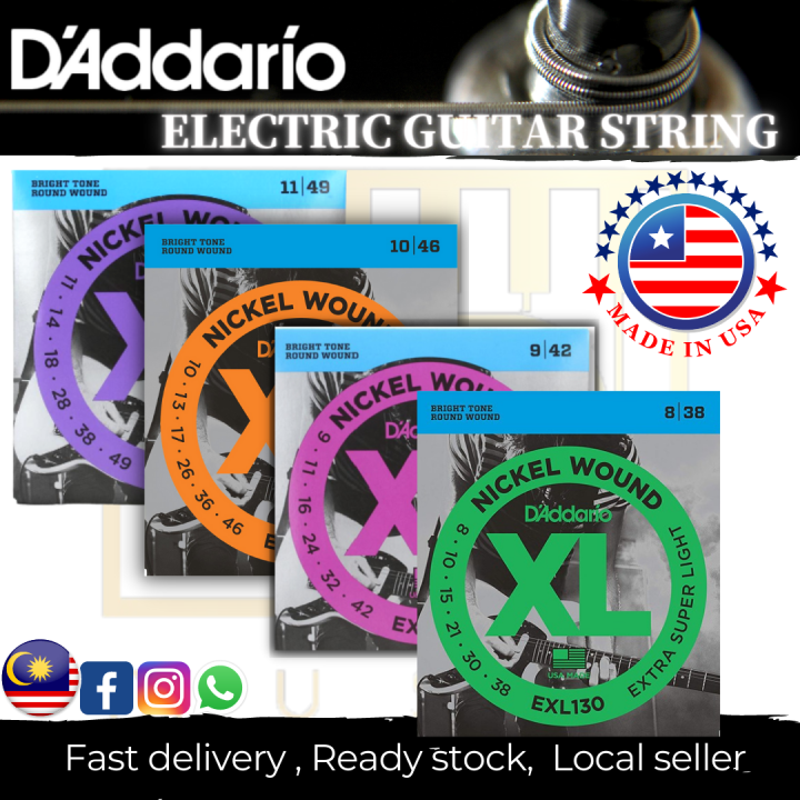 Direct Import From Usad Addario Electric Guitar Strings Exl Exl