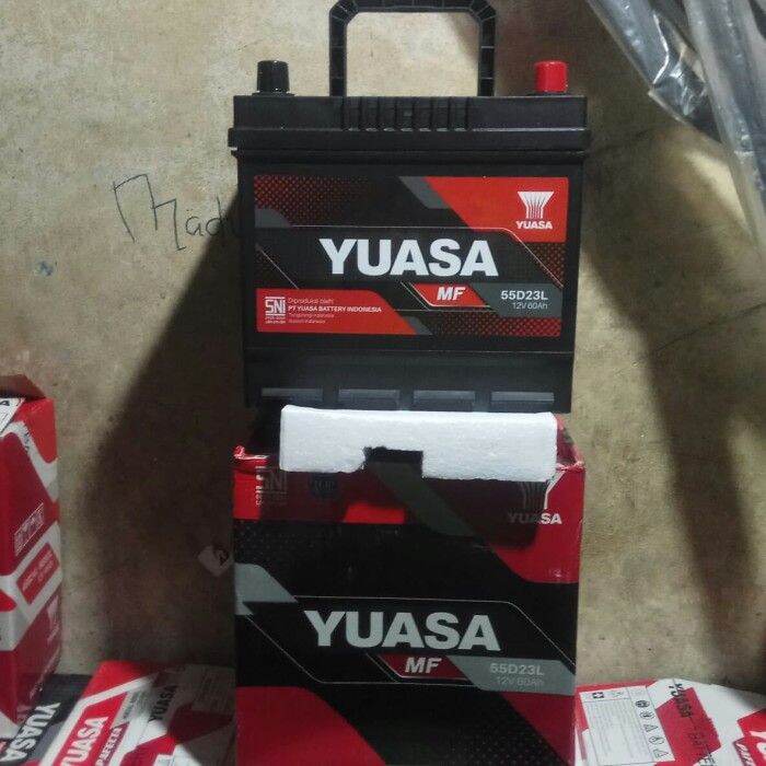 Aki Accu Yuasa Mf Kering 55D23L 12V 60Ah 60Amper Lazada Indonesia