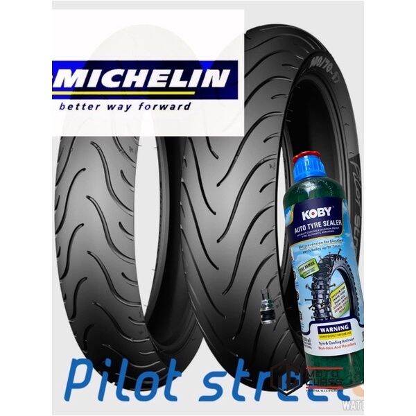 Michelin Tire Pilot Street Tubeless With Or Wo Sealant Pito Lazada Ph