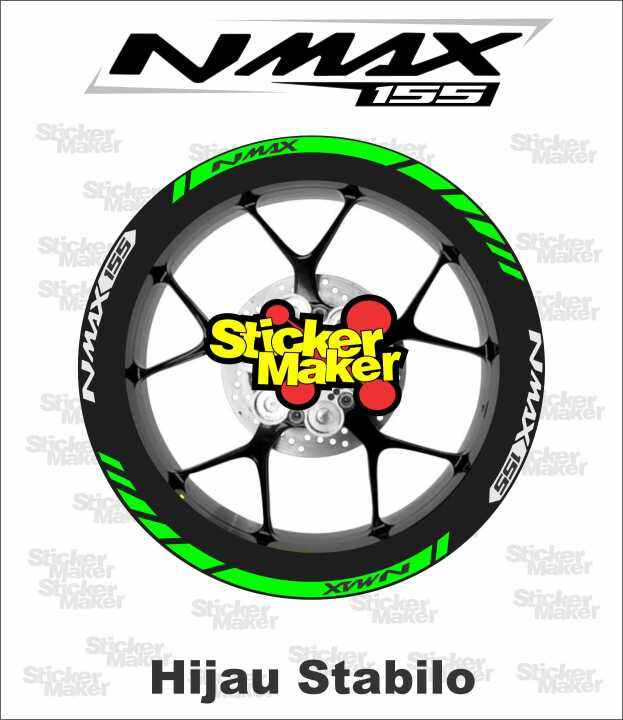 Sticker Cutting List Velg Stiker Felk Yamaha Nmax New 2020 Lazada