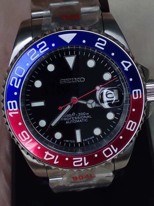 NH35 Automatic Movement Custom Build Homage Watch PEPSI Lazada PH