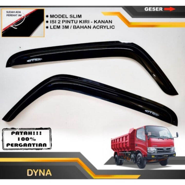 Talang Air Pintu Mobil DYNA Model SLIM CEMBUNG Lazada Indonesia