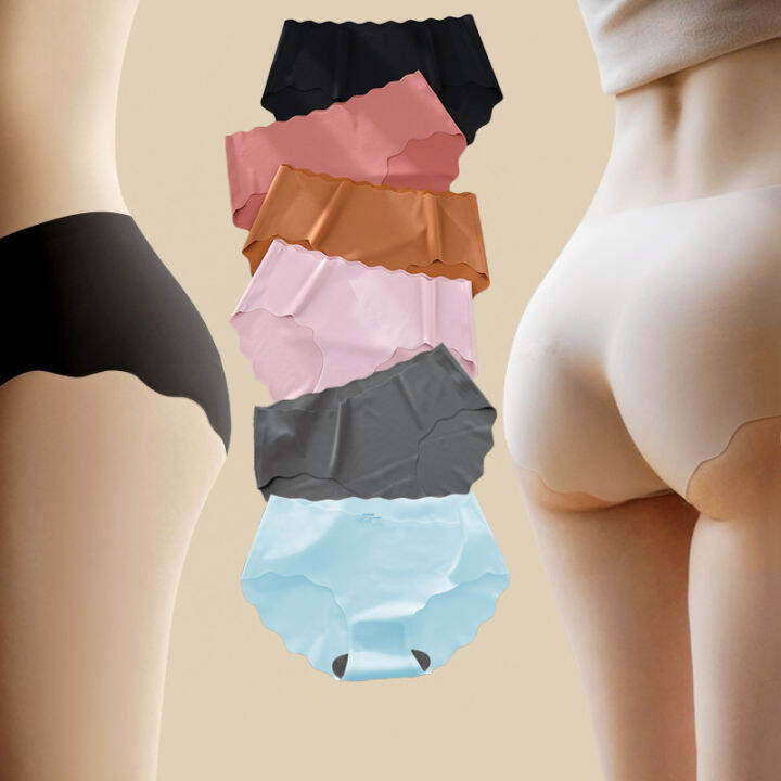 Women Ice Silk Seamless Sexy Lingerie Panty Underwear Panties P