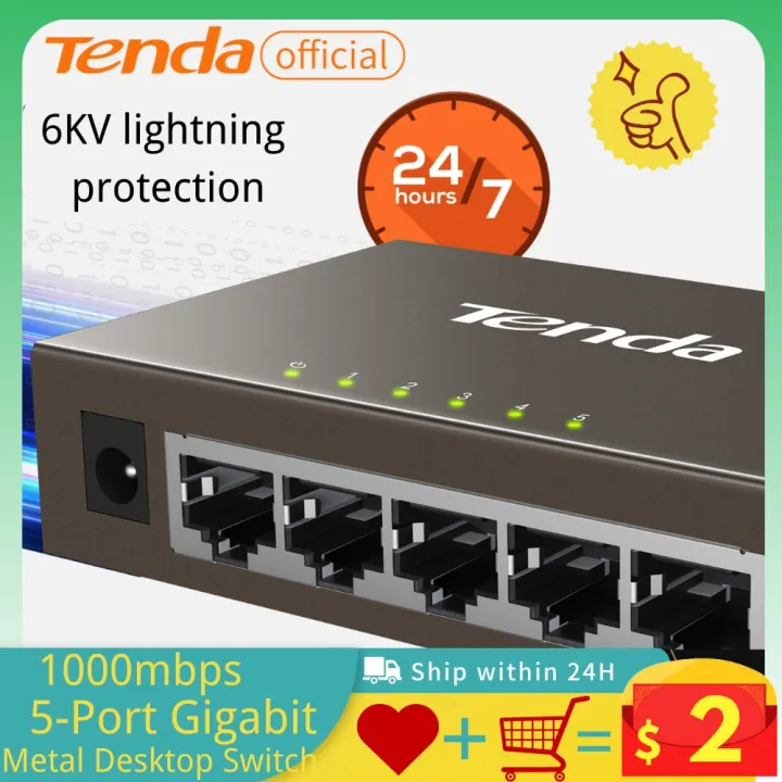 Tenda Teg D Port Gigabit Swicth Ethernet Switch Mbps