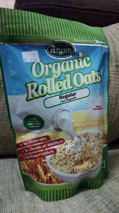 Anzen Organic Rolled Oats Regular G Lazada