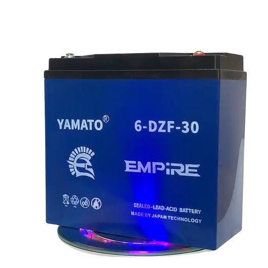 Ắc Quy Xe Máy Điện YAMATO 6 DZF 30 12V 30AH acquy dùng cho Loa Kéo