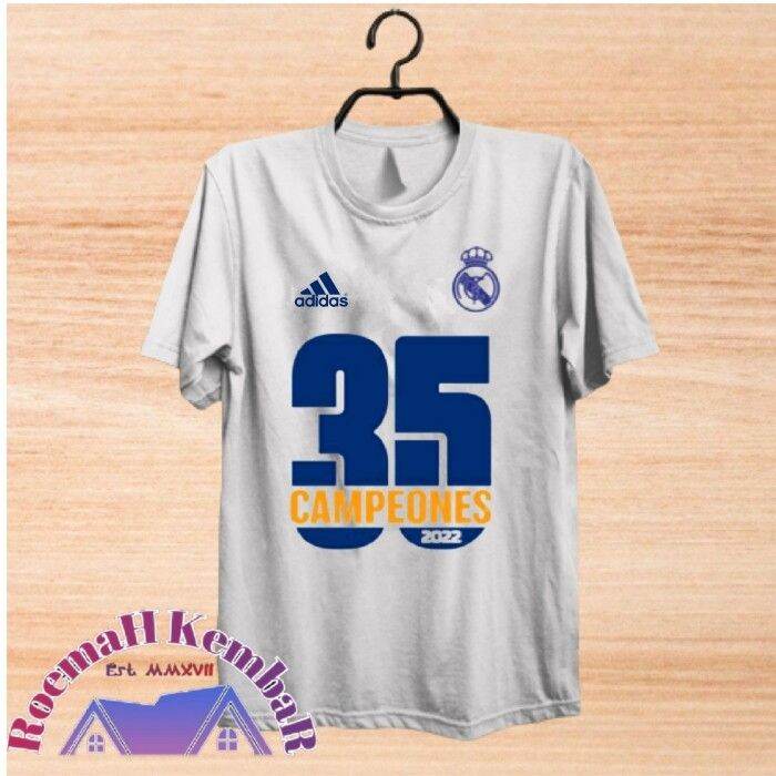 Roemah Kembar Kaos Real Madrid Juara Real Madrid Campeones