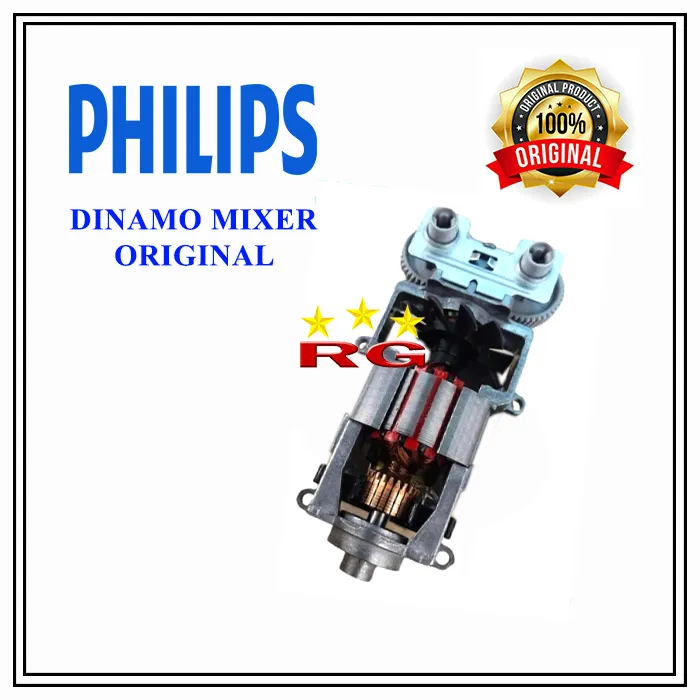 MOTOR DINAMO MIXER ORIGINAL PHILIPS HR1552 HR1559 MIYAKO ORIGINAL