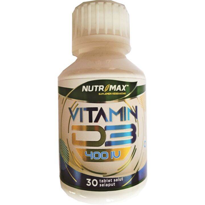 Nutrimax Vitamin D3 400 IU Isi 30 Tablet Lazada Indonesia