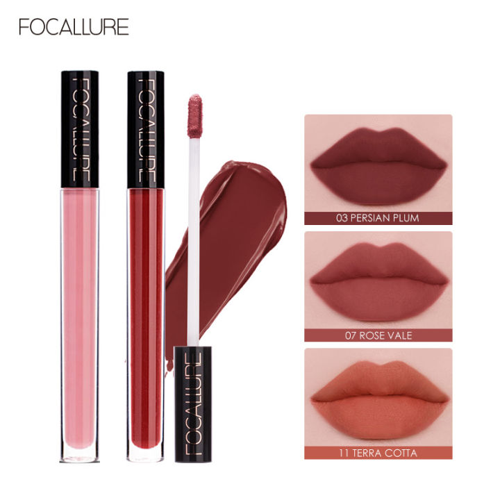 FOCALLURE Waterproof Matte Nude Liquid Lipstick Lazada Co Th