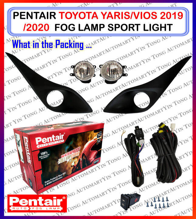 PENTAIR TOYOTA YARIS VIOS 2019 2020 FOG LAMP SPORT LIGHT Lazada